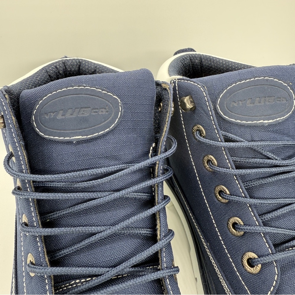 Lugz Drifter Ripstop Chukka Mens Blue Casual Boots Men's Shoes Size 12 MDRST-411 - Picture 3 of 12